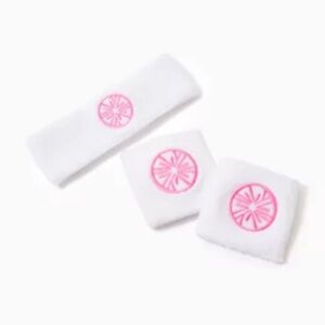NWT Lilly Pulitzer Wristband and Headband Set